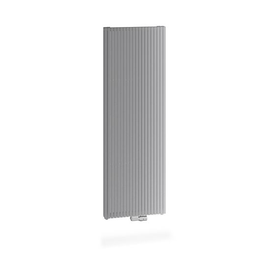 Kermi Carré vertikal Designheizkörper 2000x86x895mm, 3240W bei 75/65/20 Grad C, Glanzsilber Metallic