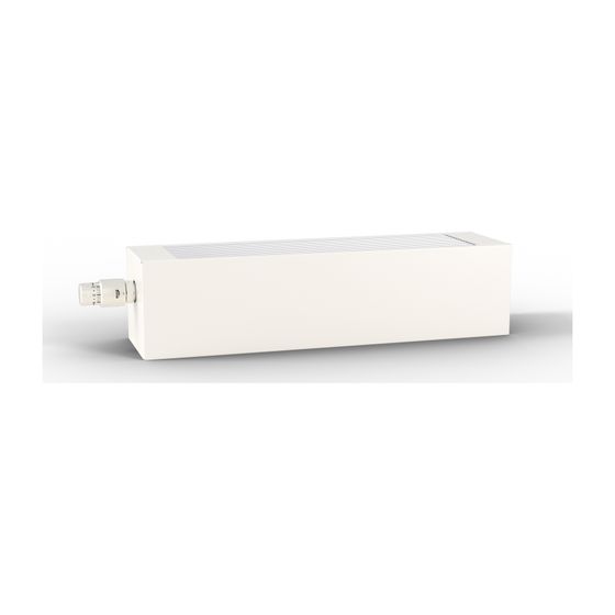 Kermi Kompakt Konvektor-Ventil Typ 26 250x260x2400mm, mit Abdeckung, 5304W bei 75/65/20 Grad C, Weiß