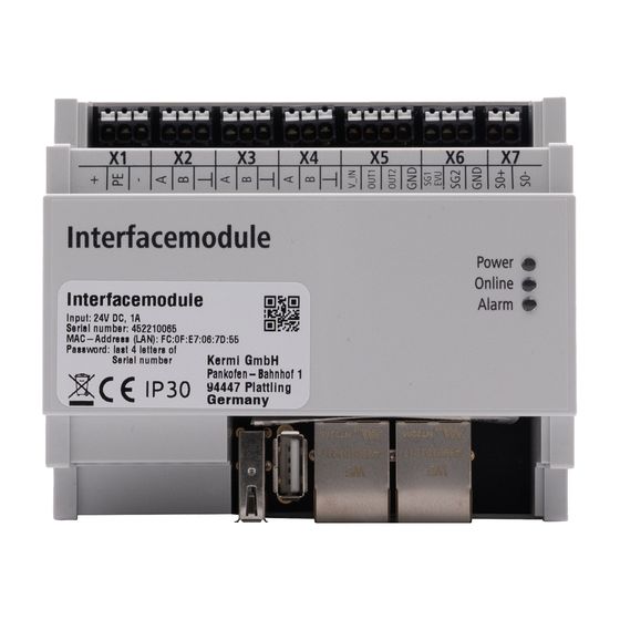 Kermi Interfacemodul für x-center pro Regelung