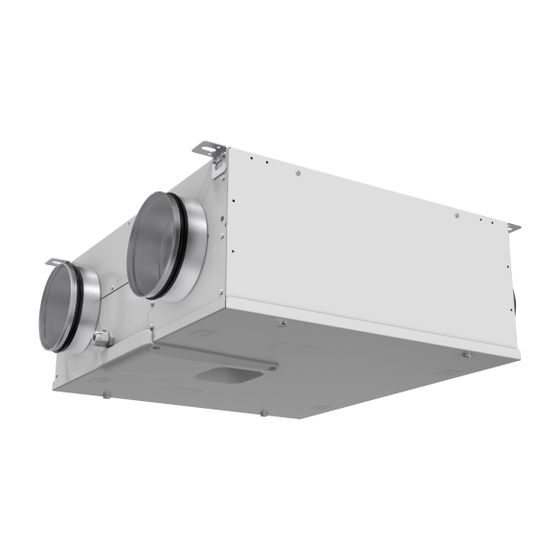 Kermi x-well VAV 400 L Wohnungslüftungsbox, DN160, Zuluft links, 60-400 m3/h, 514x444x255 mm