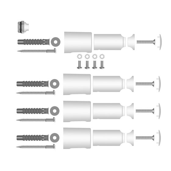 Kermi Befestigungs-Set für B24-S und B20-S M chrom