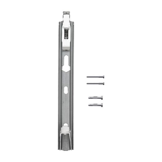 Kermi Wandkonset lang AK3 einteilig einzeln T12-33 Bauhöhe 500mm, verzinkt