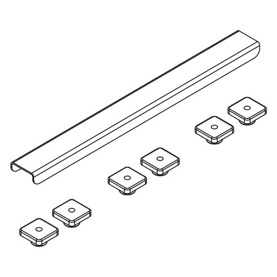 Kermi Abdeckung Rinne Basic 900x40x18mm BC, 6033520