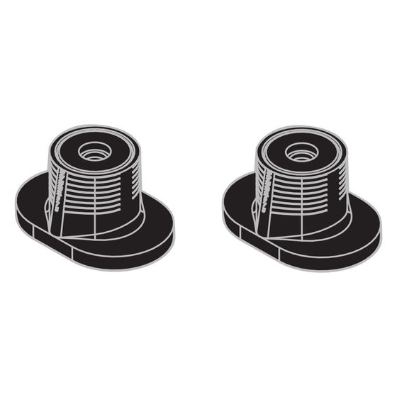 Kermi Stellfüße Line Set, verfliesbar, 6043597
