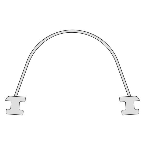 Kermi Gelenkabdichtung senkrecht x1, 47102, 1400mm, passend bis Serienhöhe 1400mm, 6000043