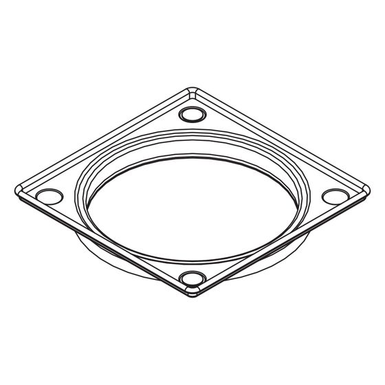 Kermi Ablaufrahmen M5X L 120 x B 120 mm