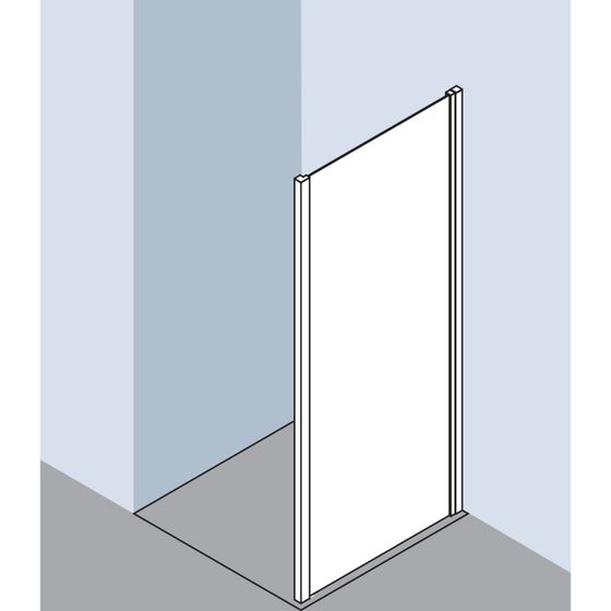 Kermi Seitenwand LIGA TWD 0930x 2000 GAK: 885-910 SIHG ESG Klar STR3