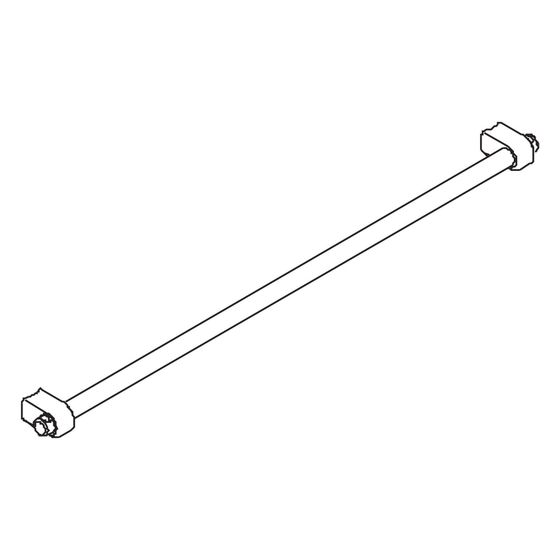 Kermi Handtuchhalter Vario 2000 ZDHH HHO, 1000mm Höhe, Weiß, 2535871