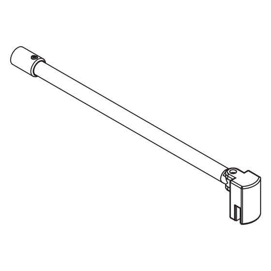 Kermi Haltestange Pega SSS90, Silber Hochglanz, 1200mm Höhe, 2535947