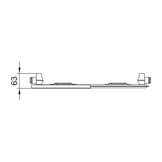 Kermi Line-K Flachheizkörper feinprofiliert Typ 10 Weiß 905x63x3005mm ohne Abdeckung 2245W bei 75/65/20 Grad C