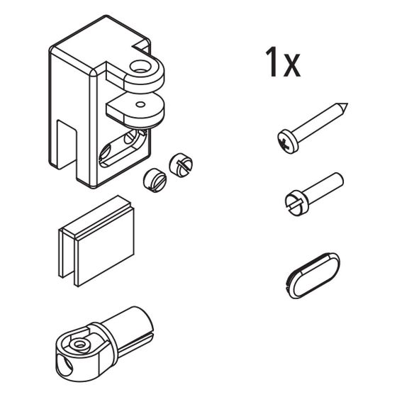 Kermi Stabilisierung Kopf Set 8mm, EBTL EBFI021, 2535312