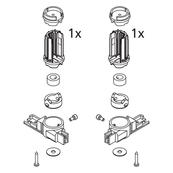Kermi Lager Set unten, EBI2016, Silber Mattglanz, 2534157