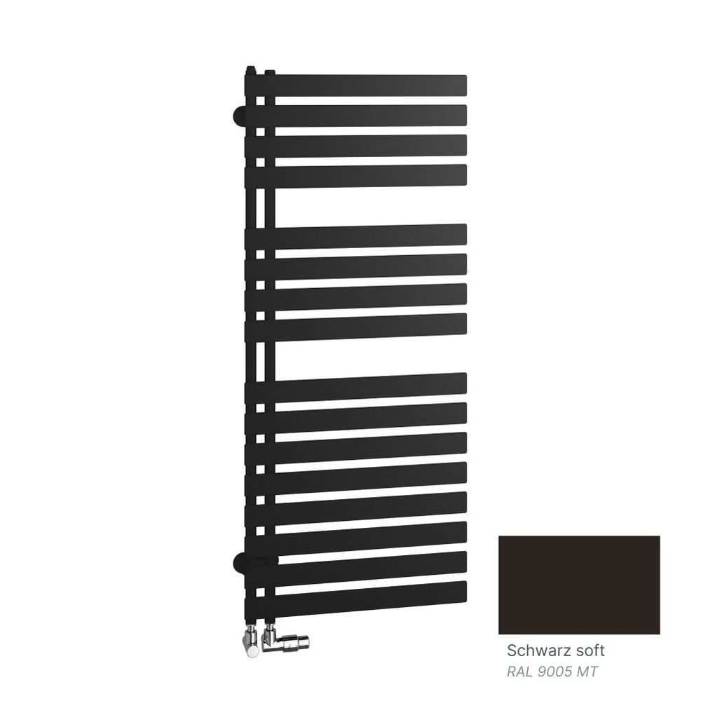Kermi Credo Half flat Designheizkörper 1800x600x37mm schwarz soft Ausführung lin... KERMI-EAN1A180060AOXK 4063769304372 (Abb. 1)