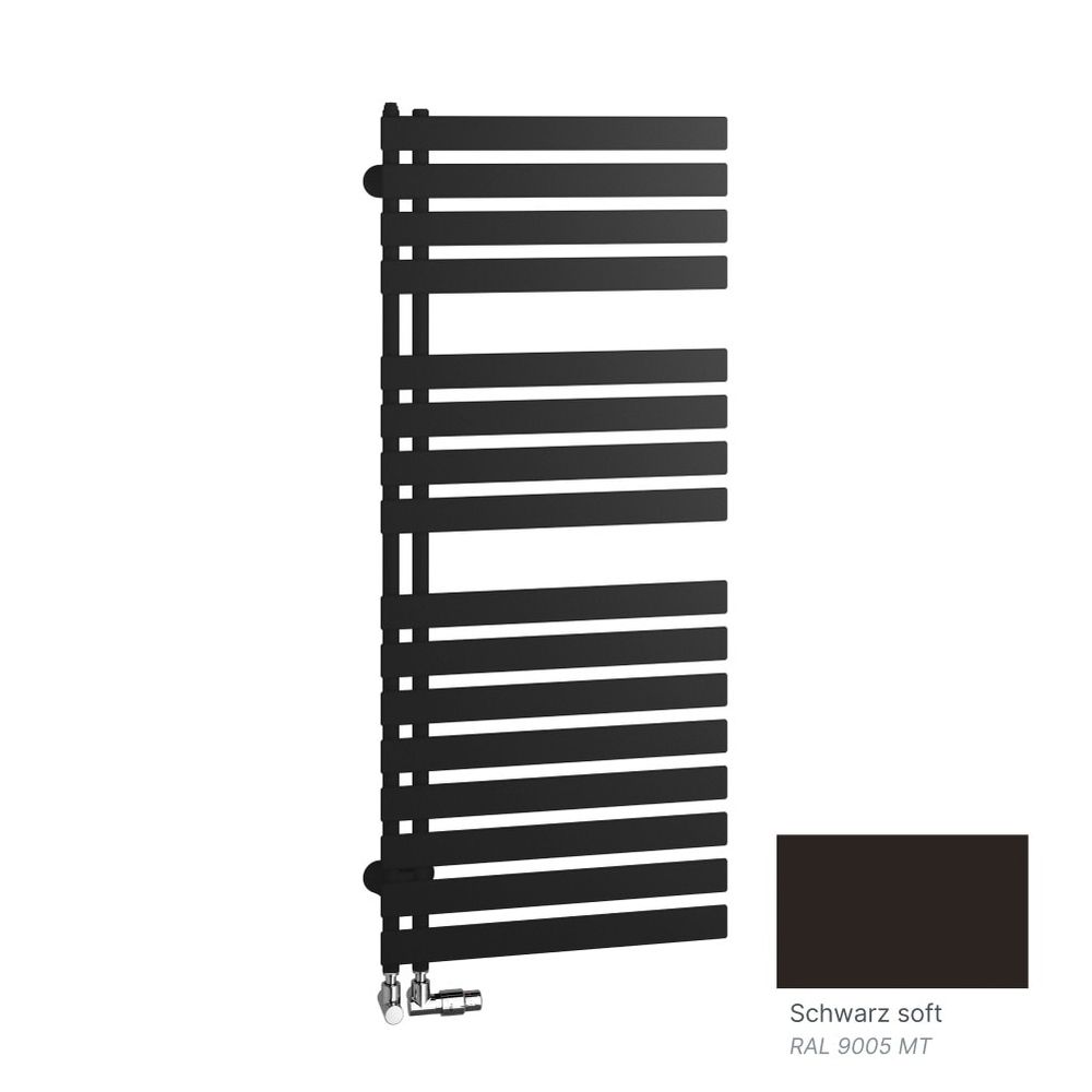 Kermi Credo Half flat Designheizkörper 1800x600x37mm schwarz soft Ausführung rec... KERMI-EAN1A180060AWXK 4063769304389 (Abb. 1)