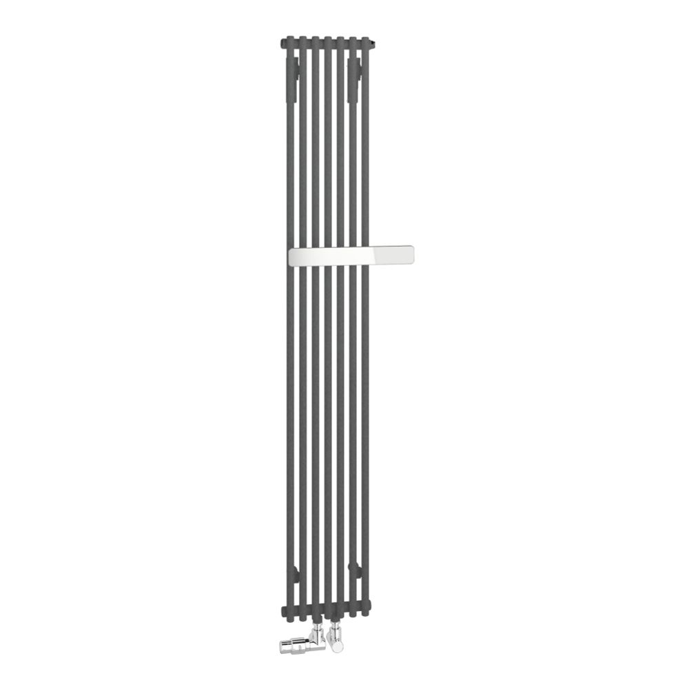 Kermi Pio plus Badheizkörper Bügel aus Edelstahl poliert 1800x46x389mm 740W bei ... KERMI-E7N1V180039UXDK 4063769312834 (Abb. 1)