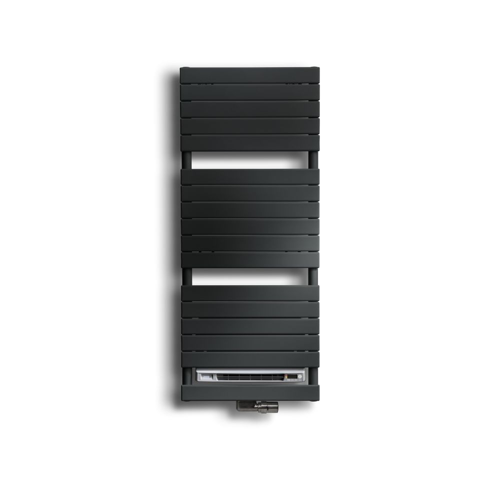 Kermi Aster Blower Mix Badheizkörper mit Heizlüfter Schwarz Soft 1169x95x500mm 5... KERMI-MBN11125003013K 4063769628997 (Abb. 1)