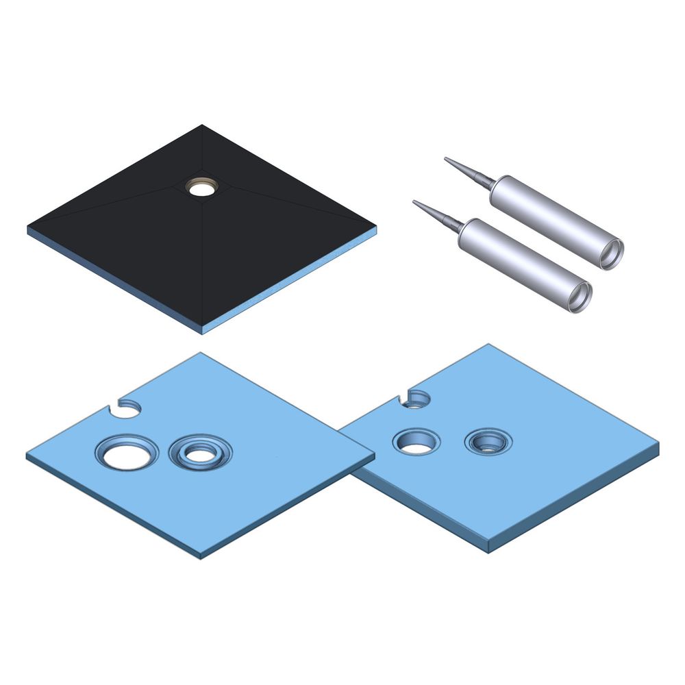 Kermi Board Point EUD 180100 L 1800 x B 1000 x H 130 mm... KERMI-BAEUD180100XK 4051484938699 (Abb. 2)