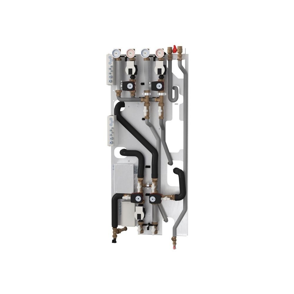 Kermi Hydromodul light pro mit Regelung 2x Heizkreis 6m, gemischt... KERMI-W40736 4063769581865 (Abb. 1)