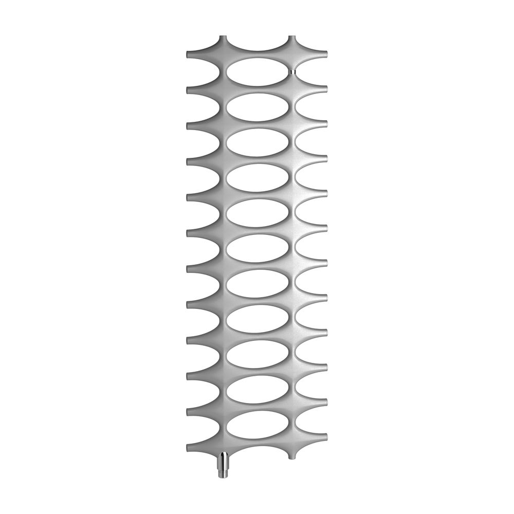 Kermi Ideos-V Designheizkörper mit integrierter Ventilgarnitur 1133x508x35mm circonsilber... KERMI-IDV10120050TLXK  (Abb. 7)