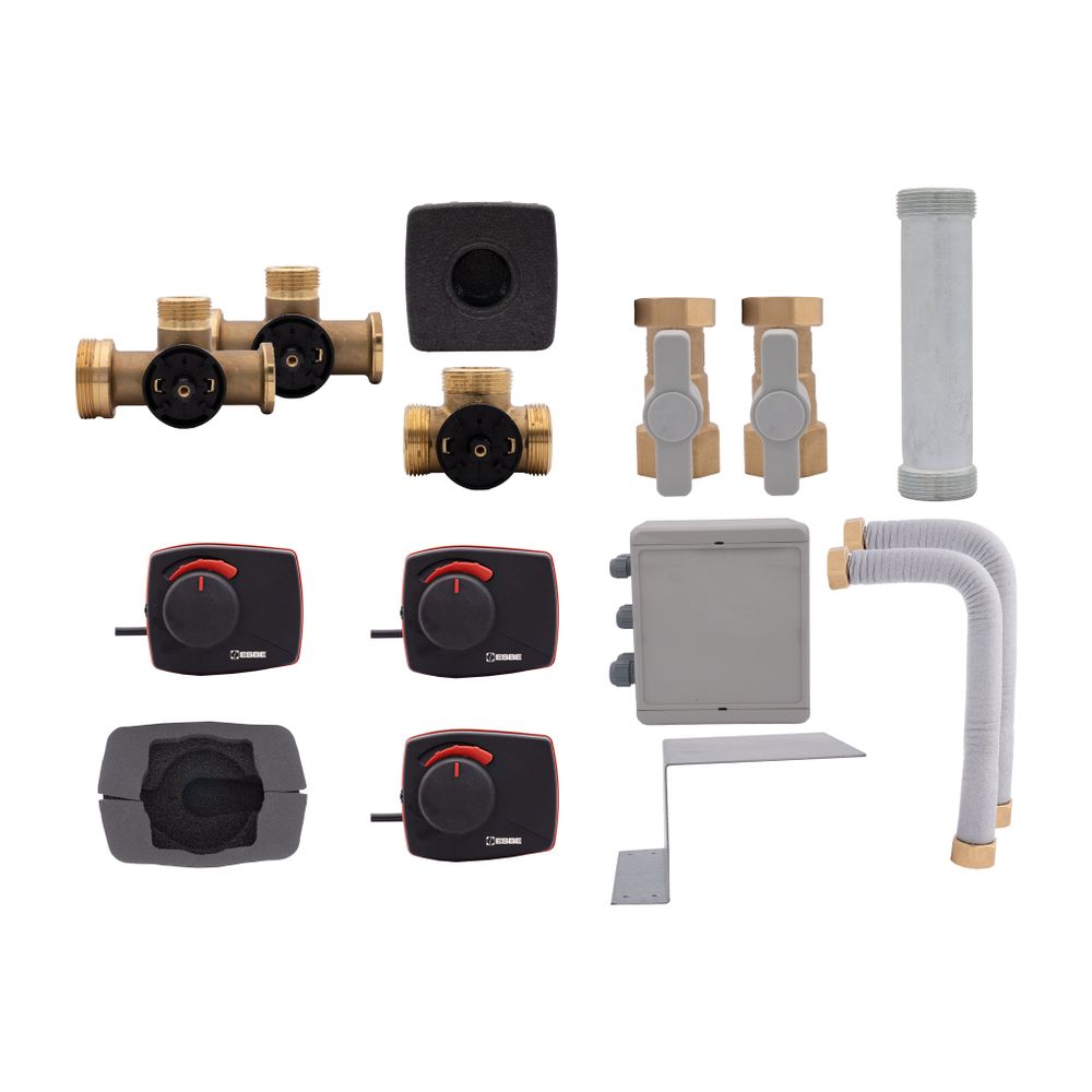 Kermi Nachrüstsatz Umschaltung Kühlen für Hydromodul pro 1 Heizkreis-Aktivkühlung... KERMI-W40688 4063769226452 (Abb. 1)