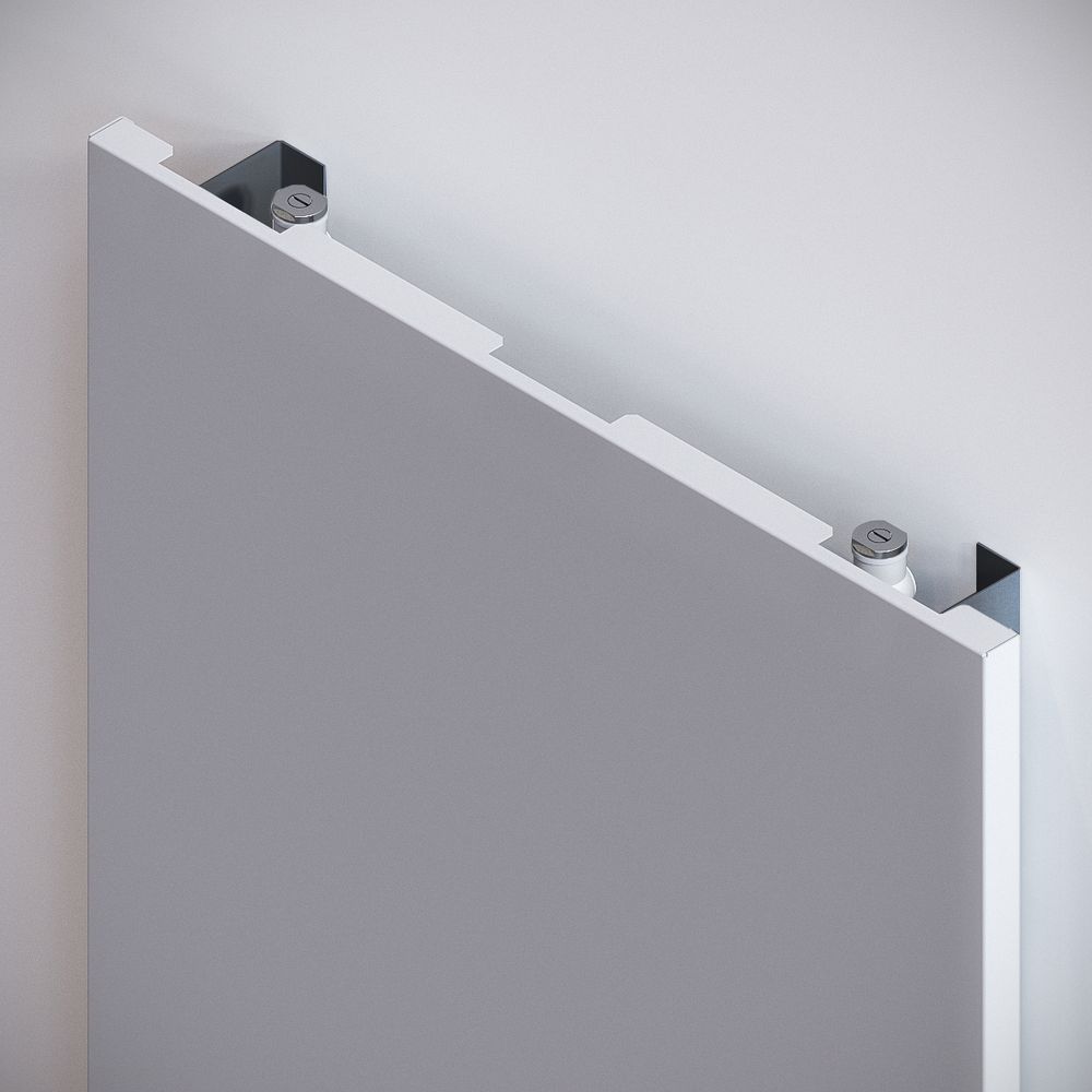 Kermi Niva Designheizkörper vertikal Typ 11 Weiß Seidenglanz 1820x80x720mm 1515W... KERMI-D8N1V18700108XK 4063769638873 (Abb. 3)