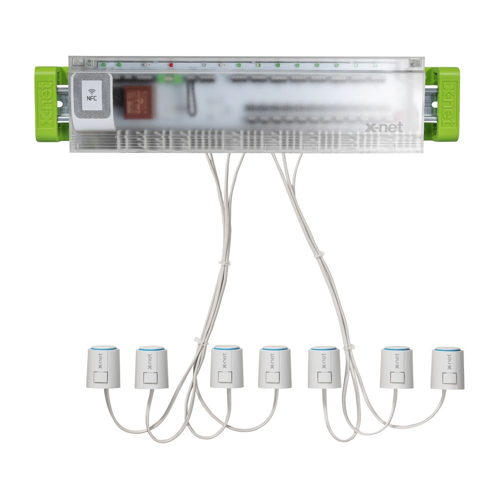 Kermi x-net ready line Profi plus 06 fertig verdrahtet, für sechs Heizkreise... KERMI-SFEKLVK0306230 4037486143071 (Abb. 1)