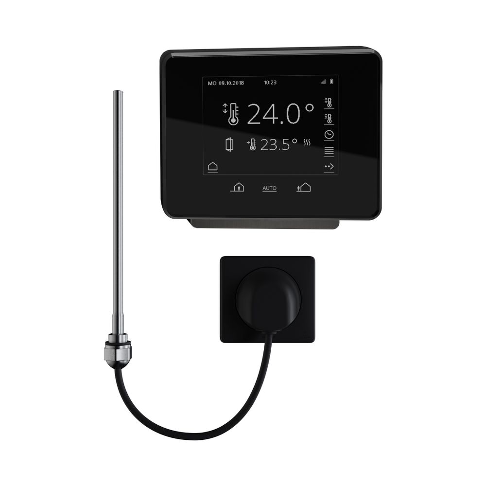 Kermi Elektro Set WRX Regler mit 1500W Heizeinsatz, Schwarz/Schwarz... KERMI-ZE03150021 4051487963889 (Abb. 2)