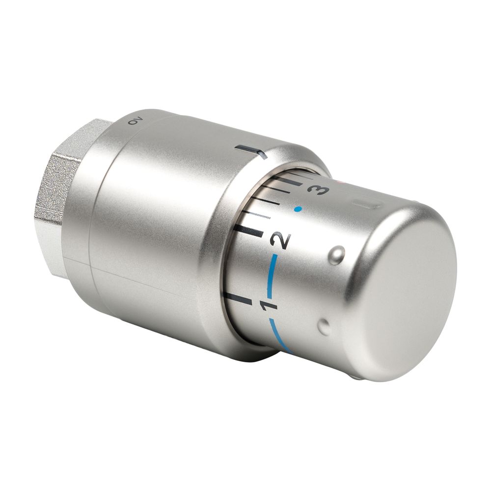 Kermi Thermostatkopf M30x1,5 Heizkörper-Thermostat Regler, Edelstahl-Optik... KERMI-ZV00380002 4037486183046 (Abb. 2)