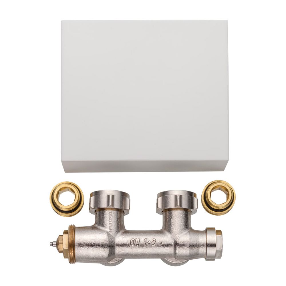 Kermi Ventilhahnblock Casteo Eckform, Weiß, ZV01200001... KERMI-ZV01200001 4037486460314 (Abb. 2)