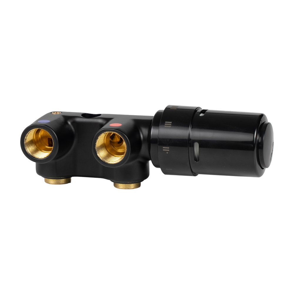 Kermi Anschlussblock Eckform, Schwarz... KERMI-ZV02650004 4063769472385 (Abb. 2)