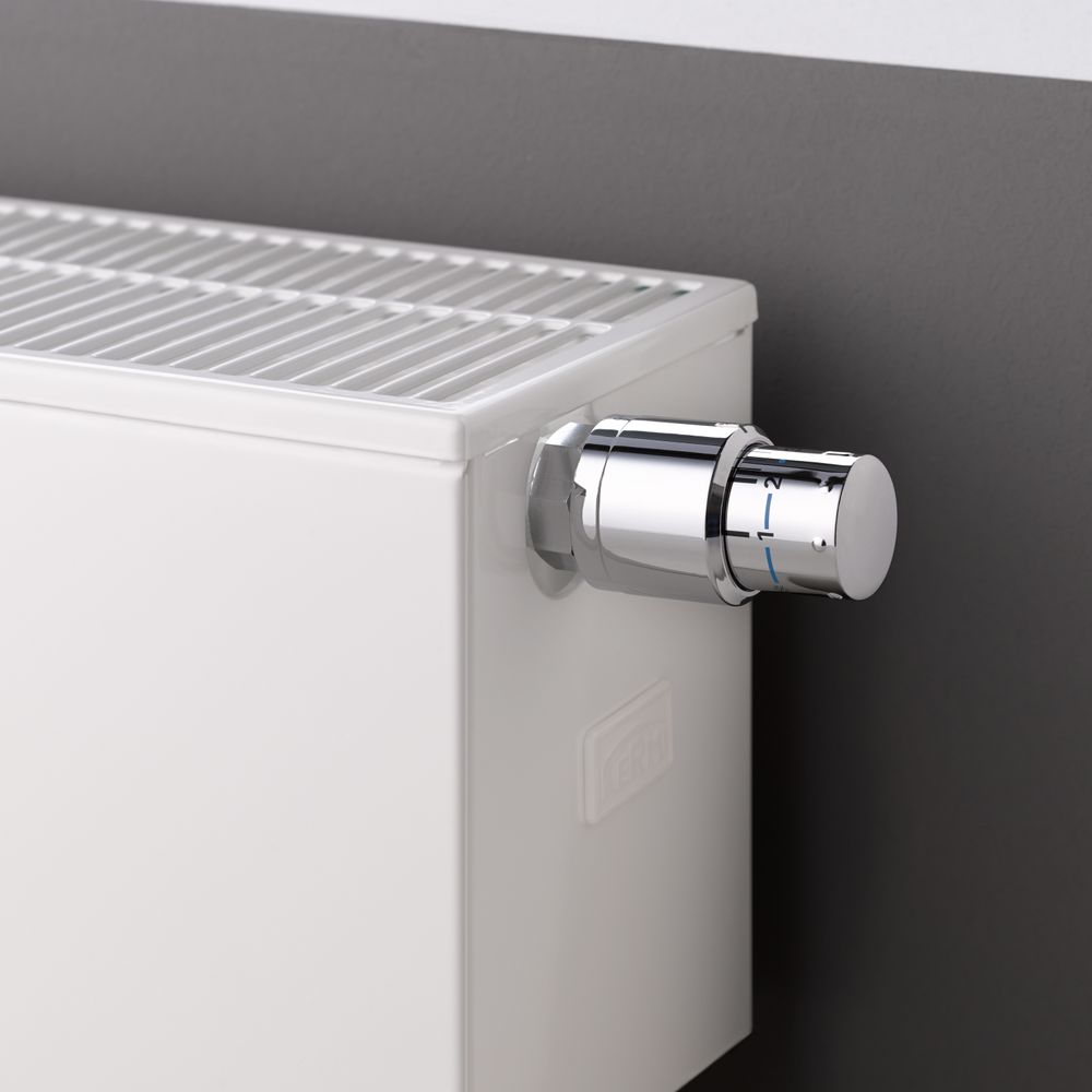 Kermi Plan-V therm-x2 Flachheizkörper glatt Typ 12 705x66x705mm, 890W bei 75/65... KERMI-PTV120700701R1K 4063769416365 (Abb. 10)