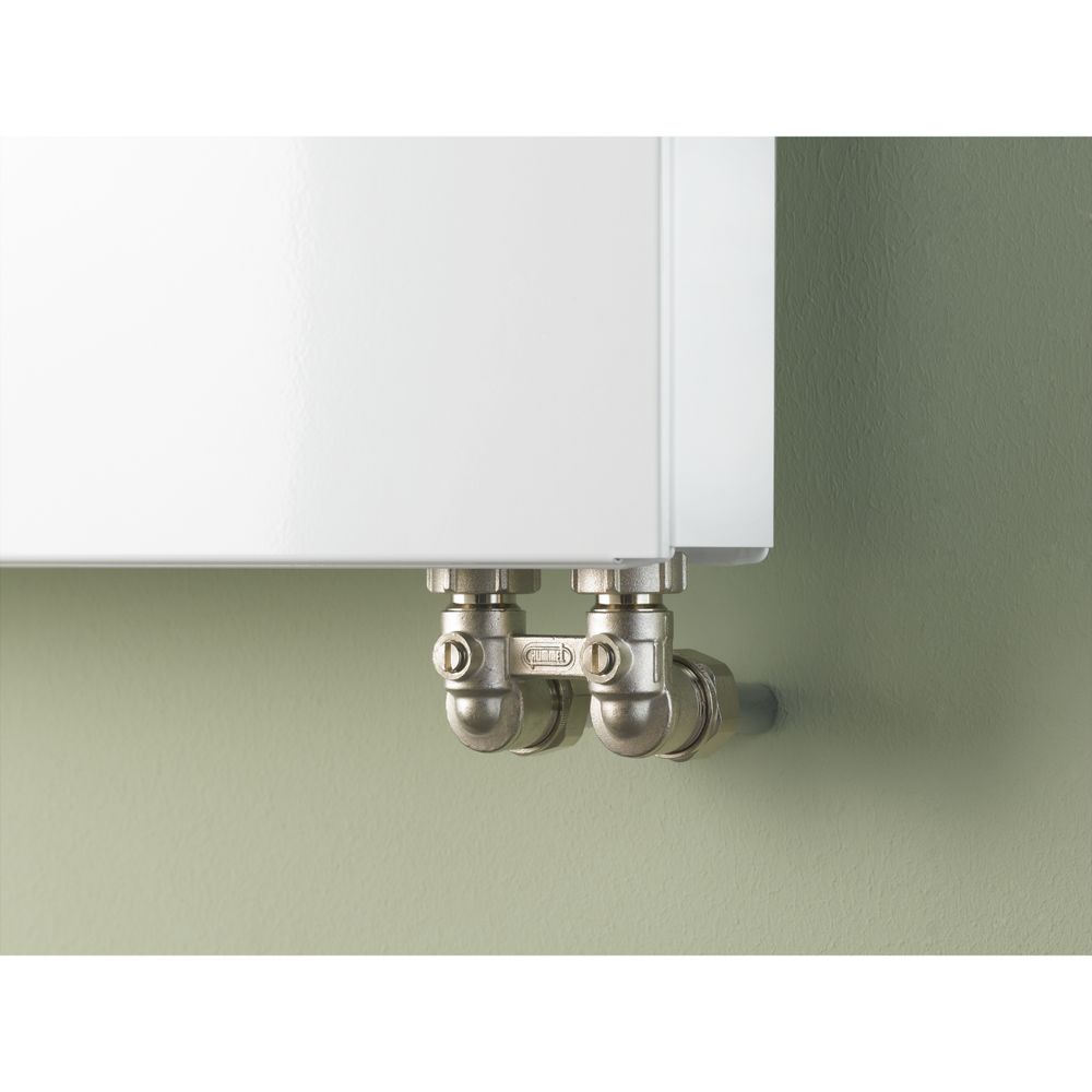 Kermi Plan-V therm-x2 Flachheizkörper glatt Typ 12 705x66x705mm, 890W bei 75/65/... KERMI-PTV120700701R1K 4063769416365 (Abb. 9)