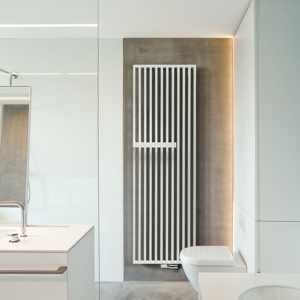 Kermi Arche Plus Designheizkörper vertikal Weiß Seidenglanz 2000x115x570mm Bügel... KERMI-D9N1820570106LK 4063769493281 (Abb. 2)