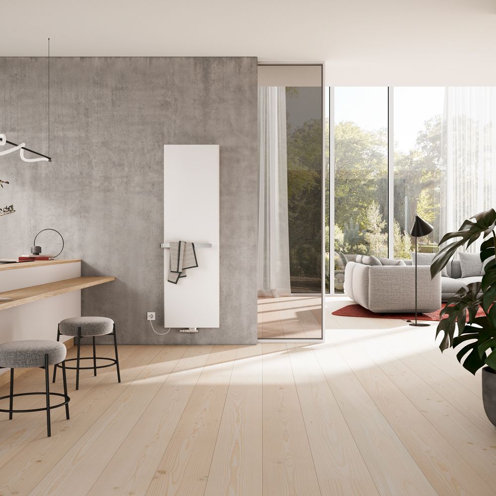 Kermi Pateo Flair Designheizkörper vertikal Anthracite Grey 1670x102x570mm 918W ... KERMI-PSR2L17570608XK 4063769546369 (Abb. 2)