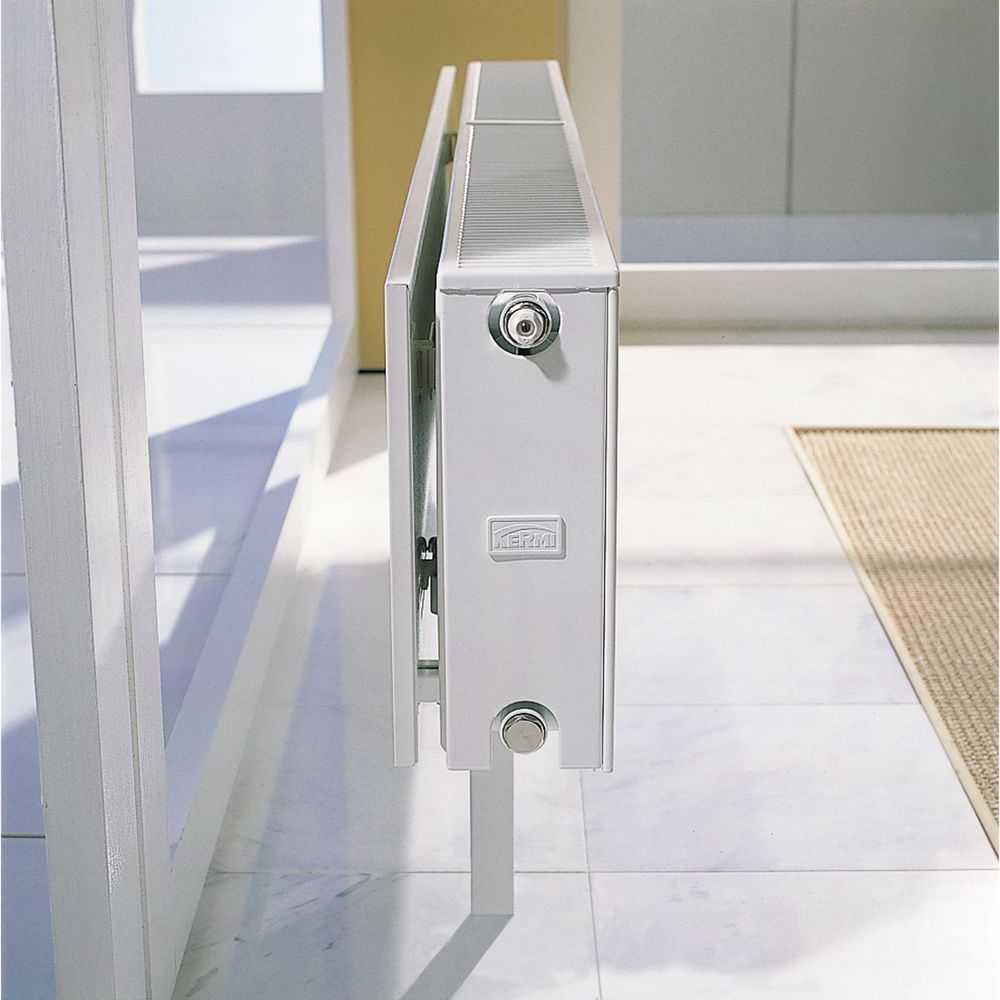 Kermi Plan-V therm-x2 Flachheizkörper glatt Typ 12 705x66x705mm, 890W bei 75/65/... KERMI-PTV120700701R1K 4063769416365 (Abb. 6)
