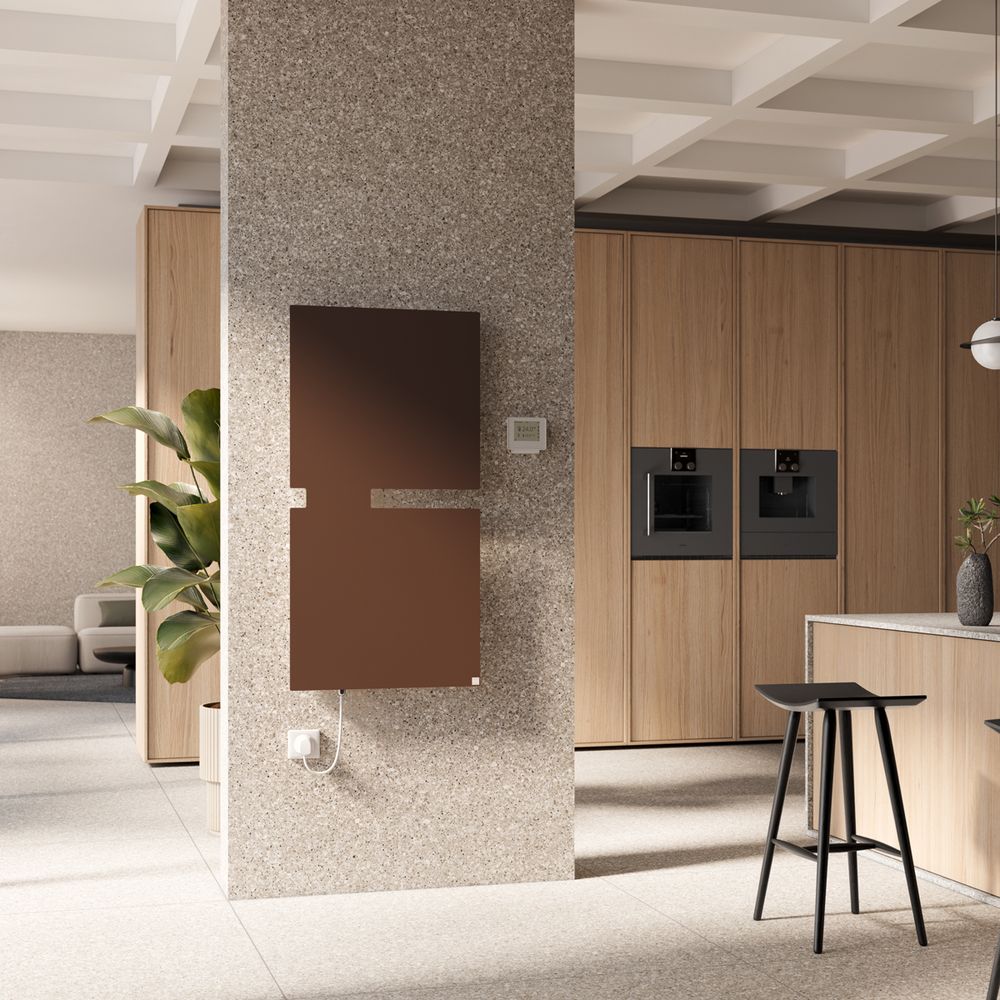 Kermi Tano-E elektrischer Designheizkörper 1800x44x600mm WRS links 800W Weiß Sei... KERMI-SPE1A18600113XK 4051487924828 (Abb. 2)