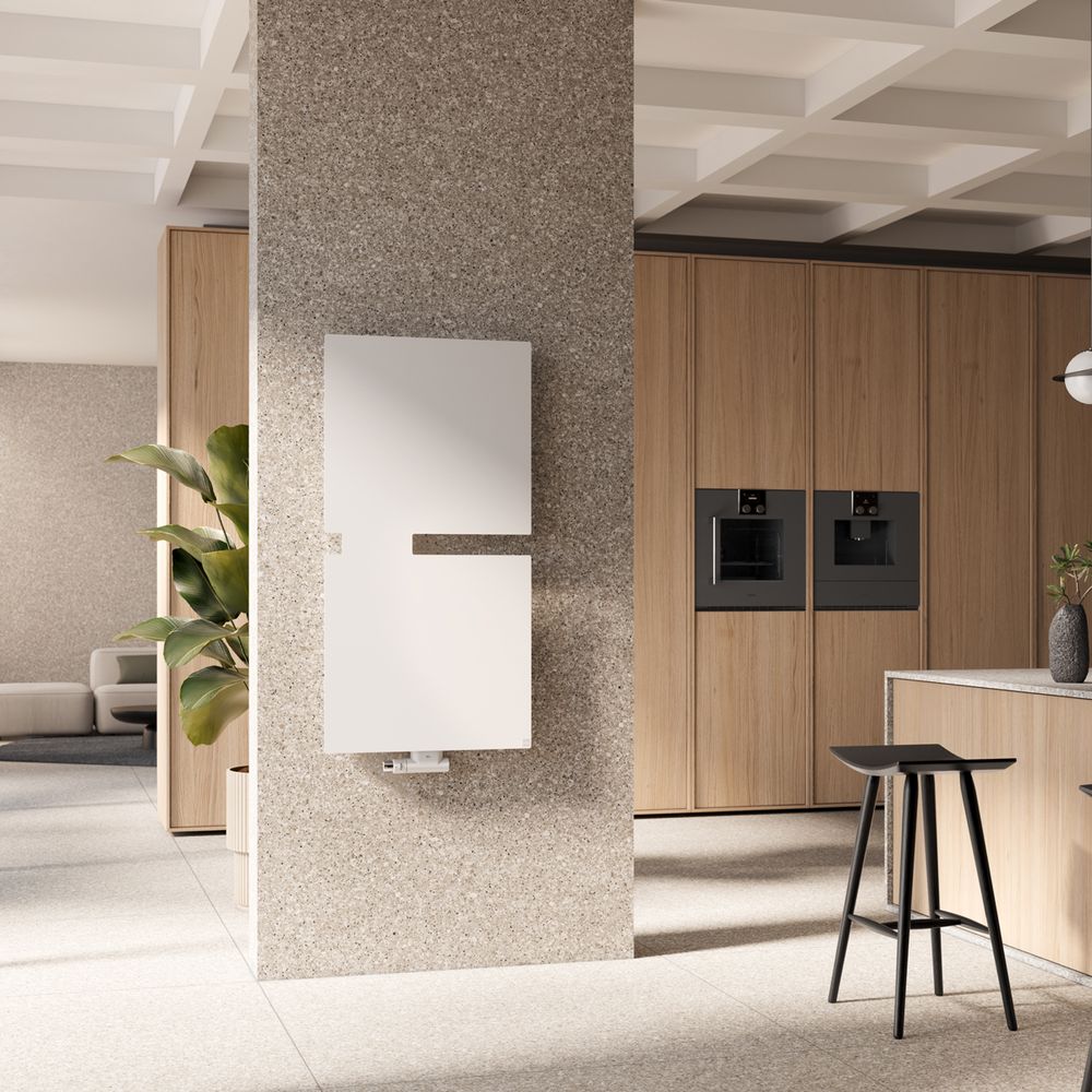 Kermi Tano Designheizkörper Weiß Seidenglanz 1800x49x600mm Ausführung links 1033... KERMI-SPN1A18600101LK 4051487923869 (Abb. 3)