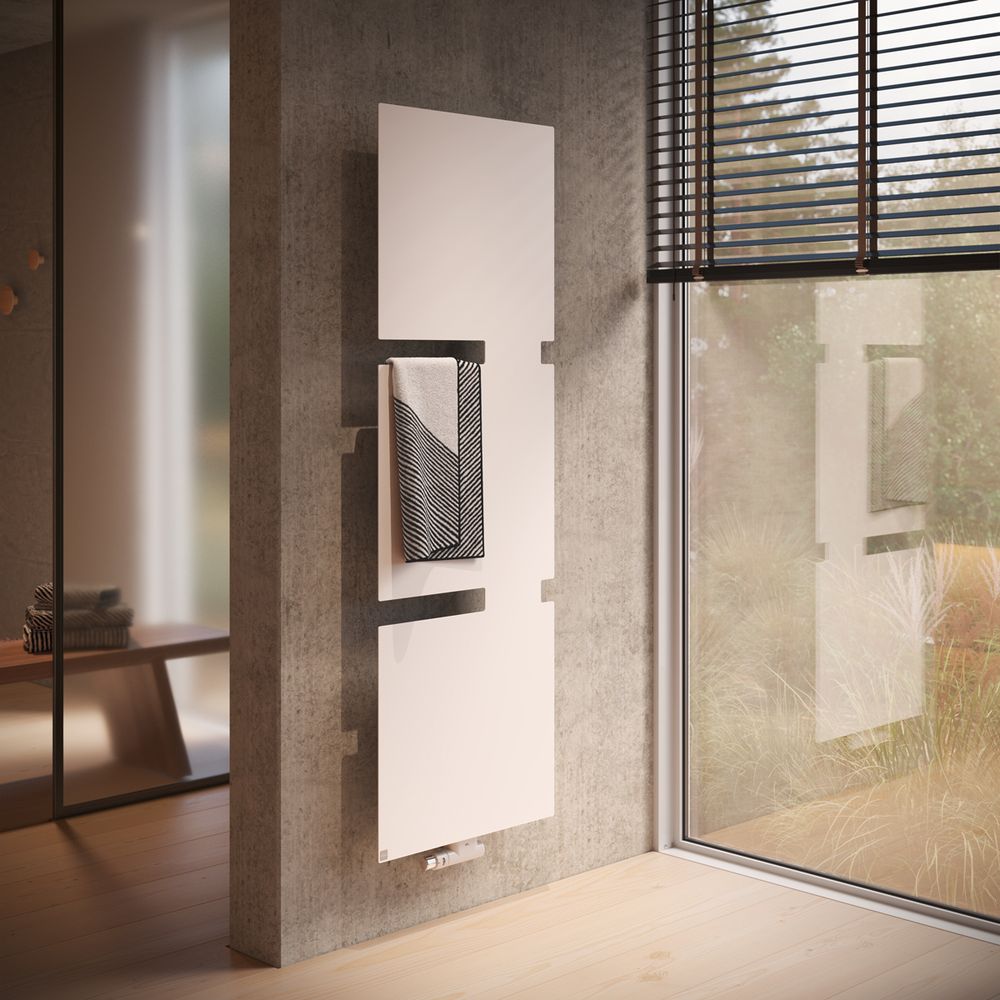 Kermi Tano Designheizkörper Weiß Seidenglanz 1800x49x600mm Ausführung links 1033... KERMI-SPN1A18600101LK 4051487923869 (Abb. 2)