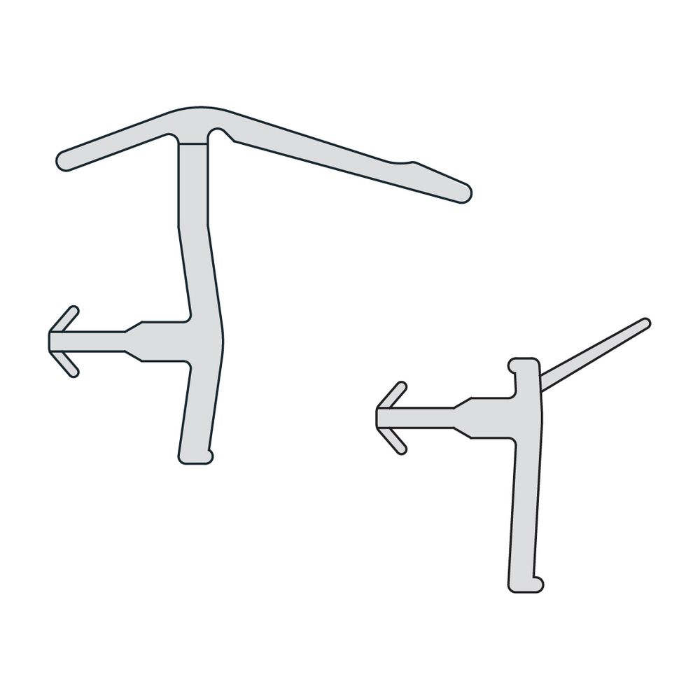 Kermi Glasabdichtung senkrecht x2, 3256/3277, 2000mm, passend bis Serienhöhe 2000mm, 253... KERMI-2534089 4051484923169 (Abb. 2)