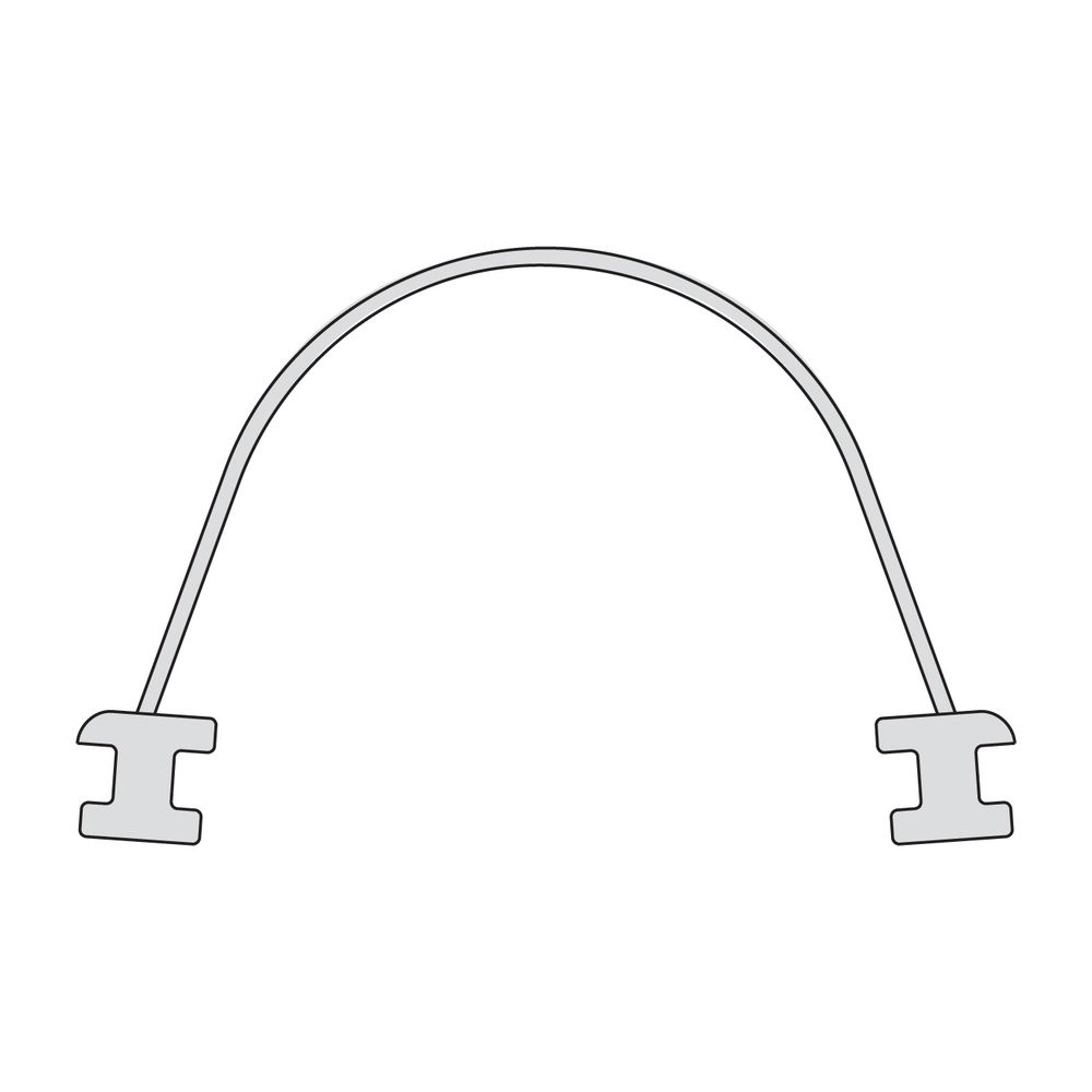 Kermi Gelenkabdichtung senkrecht x1, 47102, 1400mm, passend bis Serienhöhe 1400mm, 60000... KERMI-6000043 4051484929888 (Abb. 2)
