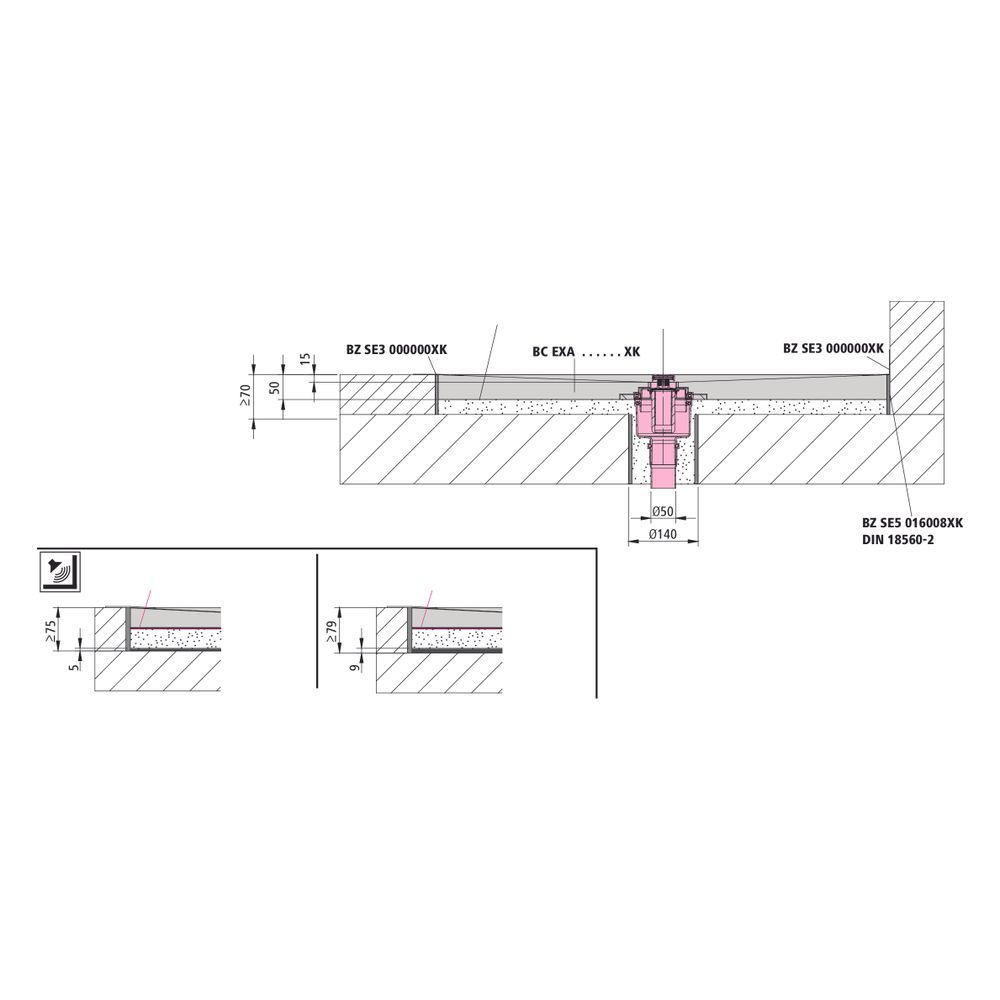 Kermi Board Line HXB 087106 L 870 x B 1060 x H 50 mm... KERMI-BCHXB087106XK 4051484939825 (Abb. 5)
