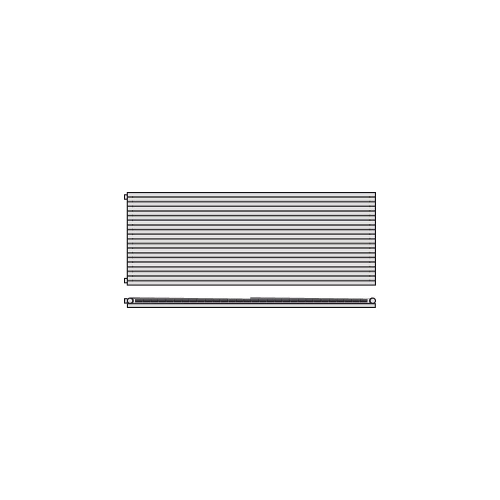 Kermi Carré horizontal Designheizkörper 295x60x1200mm 443W bei 75/65/20 Grad C A... KERMI-D3N1H03012025XK 4051487954672 (Abb. 7)
