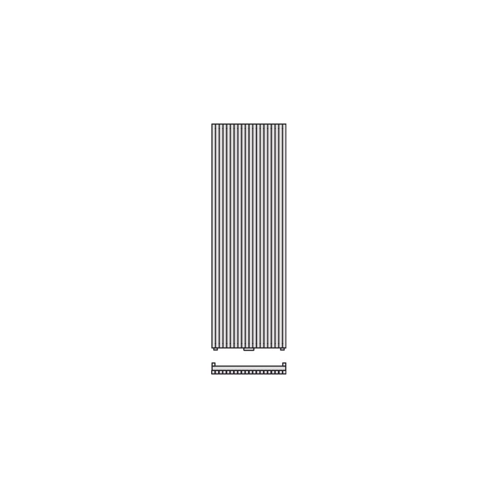 Kermi Carré vertikal Designheizkörper 1600x96x895mm 2649W bei 75/65/20 Grad C, W... KERMI-D3N1V1600902XXK 4037486268347 (Abb. 7)