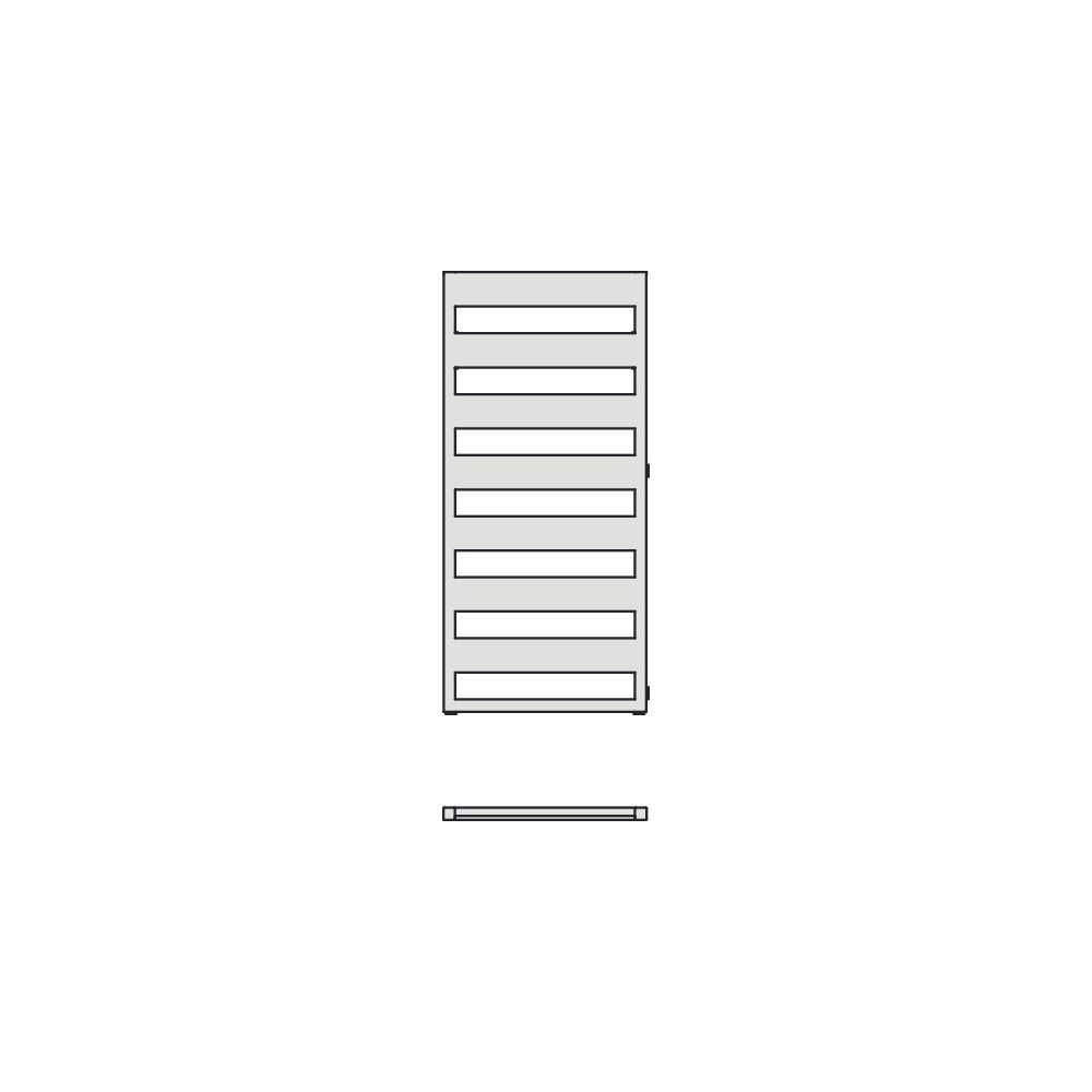 Kermi Casteo-D Austauch Badheizkörper 986x30x600mm, Nabenabst. 900mm, rechts, 51... KERMI-CTN1D10006024XK 4037486461281 (Abb. 9)