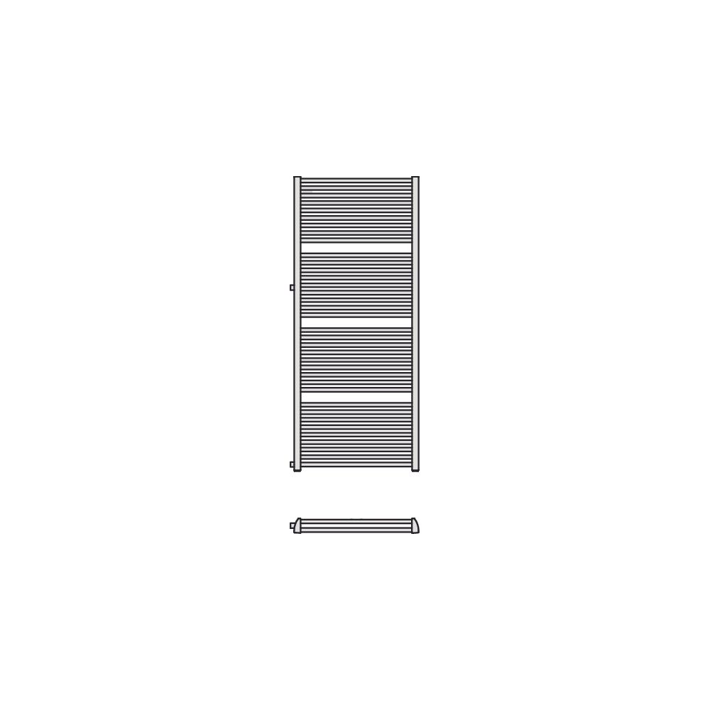 Kermi Duett-D Austauch Badheizkörper 1796x74x484mm, Anschluss links, 1200W bei 7... KERMI-DUN2D1800452LXK 4037486299211 (Abb. 7)