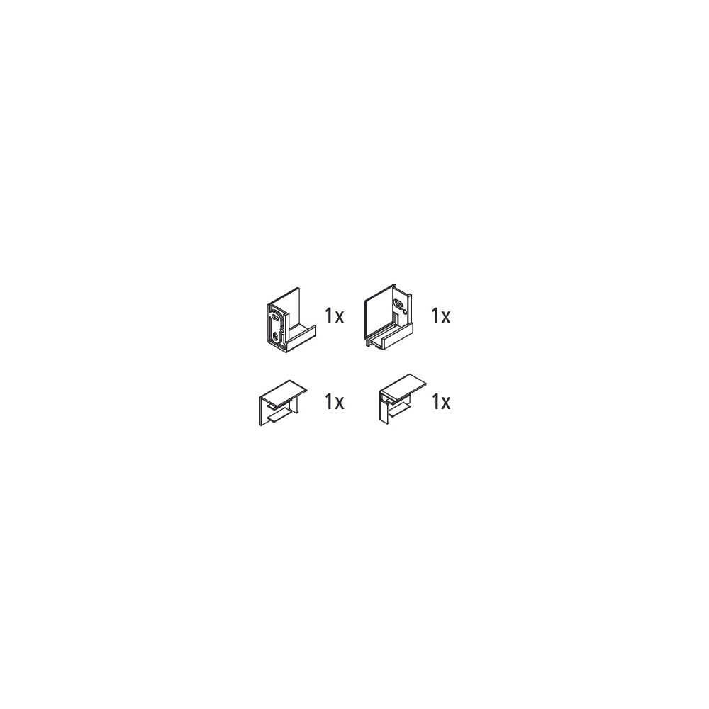 Kermi Wandwinkel Set links, EBNI010, Chrom, 2535869... KERMI-2535869 4051484927624 (Abb. 2)
