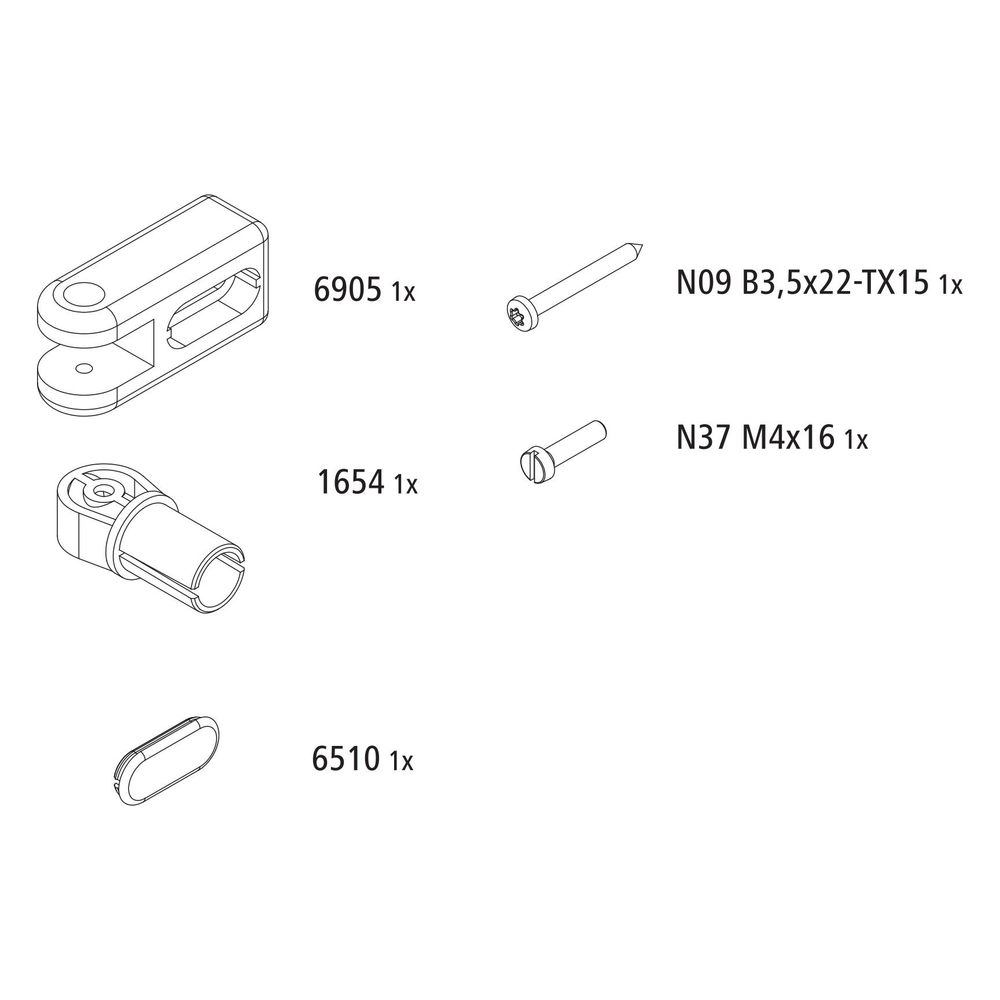 Kermi Wandaufnahme/Stabilisierung Set, EBPE020, Chrom, 2539094... KERMI-2539094 4051484928201 (Abb. 2)