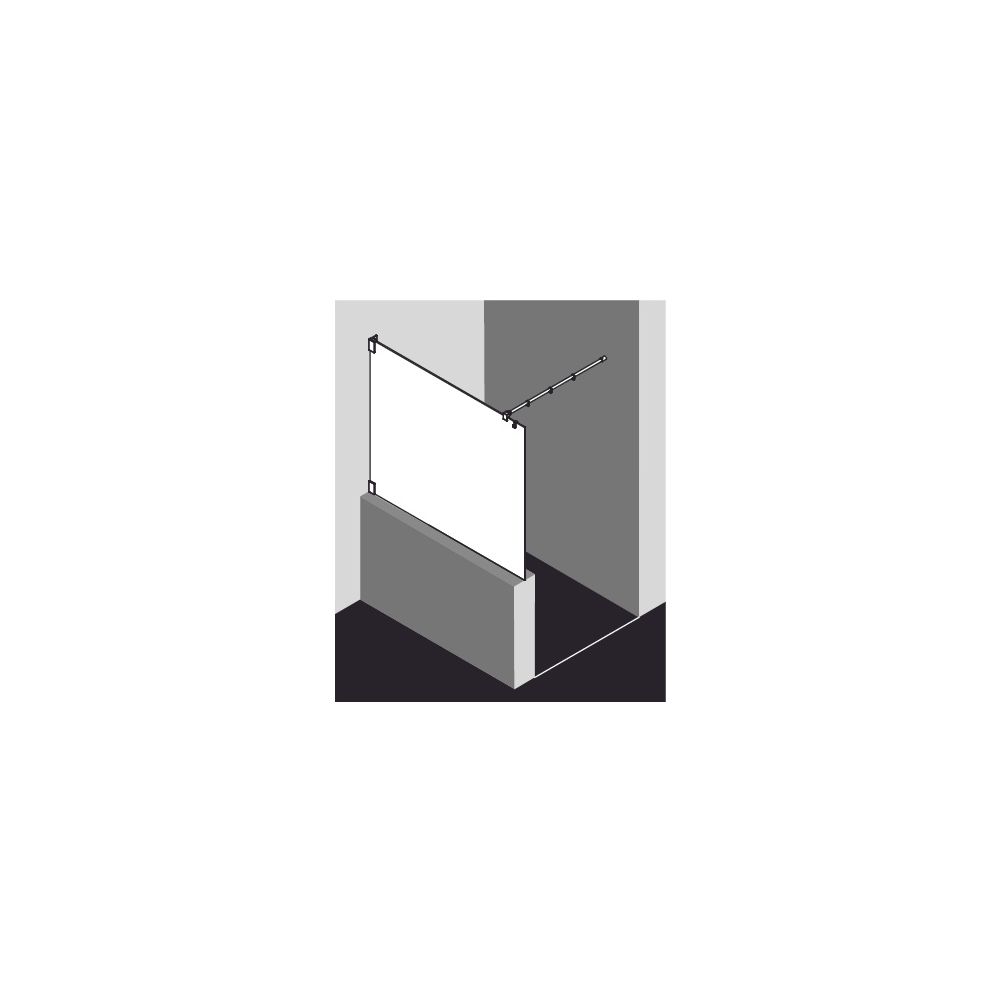Kermi Walk-In Wall Filia TWF 2000x800x18mm ESG Klar 8mm Silber Hochglanz Anschlag ... KERMI-FITWF08020VAK 4051484380276 (Abb. 9)