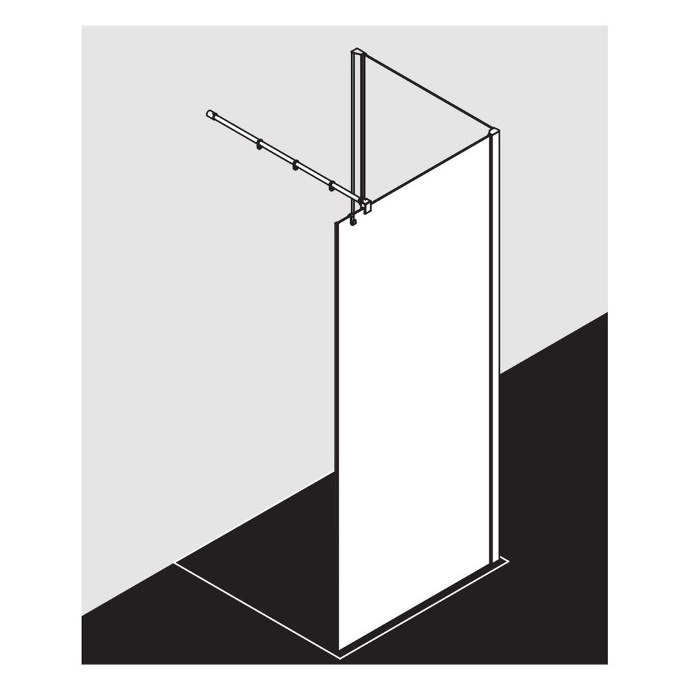 Kermi Walk-In Wall Filia XP TWF 2000x1400x31mm ESG Klar 8mm Silber Hochglanz Ansch... KERMI-FXTWF14020VPK 4051484192084 (Abb. 5)