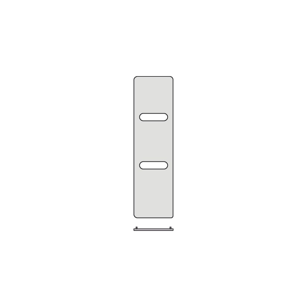 Kermi Oni Designheizkörper 2000x33x500mm 815W bei 75/65/20 Grad C, Weiß... KERMI-FPN112000502XXK 4037486268125 (Abb. 8)